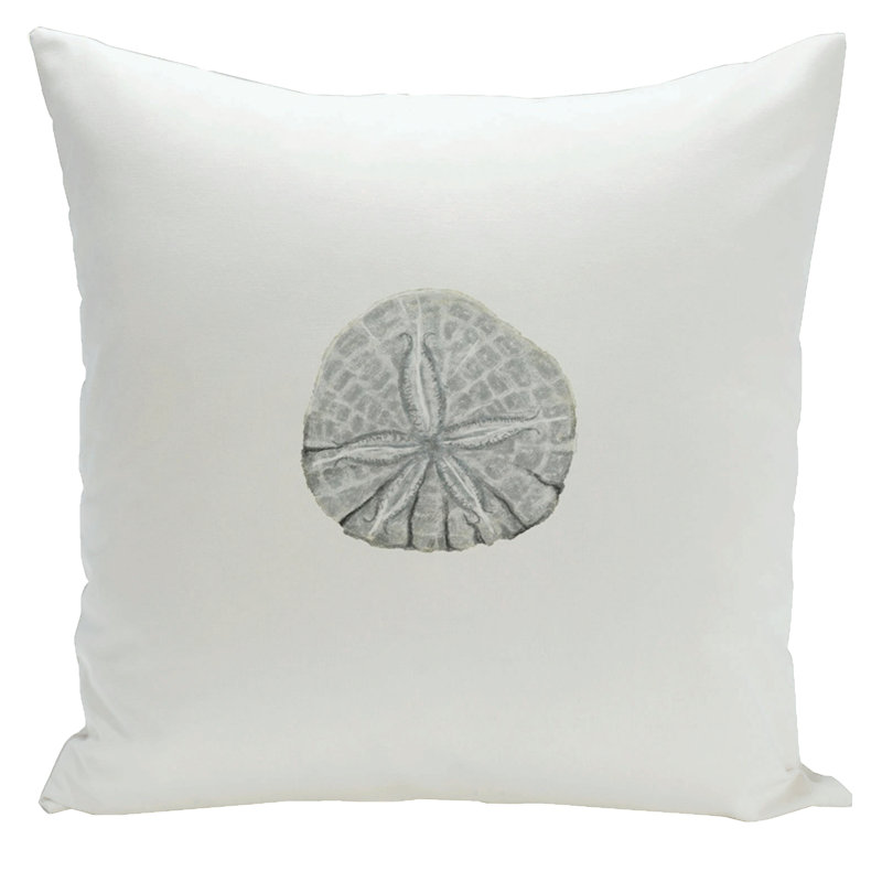 Housse et insert de coussin décoratif décoratif Sanddollar, Turquoise, H 20 po x l 20 po