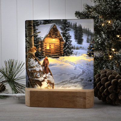 Veilleuse couleurs d'hiver