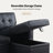 84"W Vegan Leather Modern Reversible Sleeper Sectional Sofa With Storage Chaise