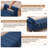 Lunara 66"W Upholstered Teddy Bedroom Storage Bench End of Bed King Size with Gold Legs,Curverd Armrest and 2 Pillows -1320527178-1313504611