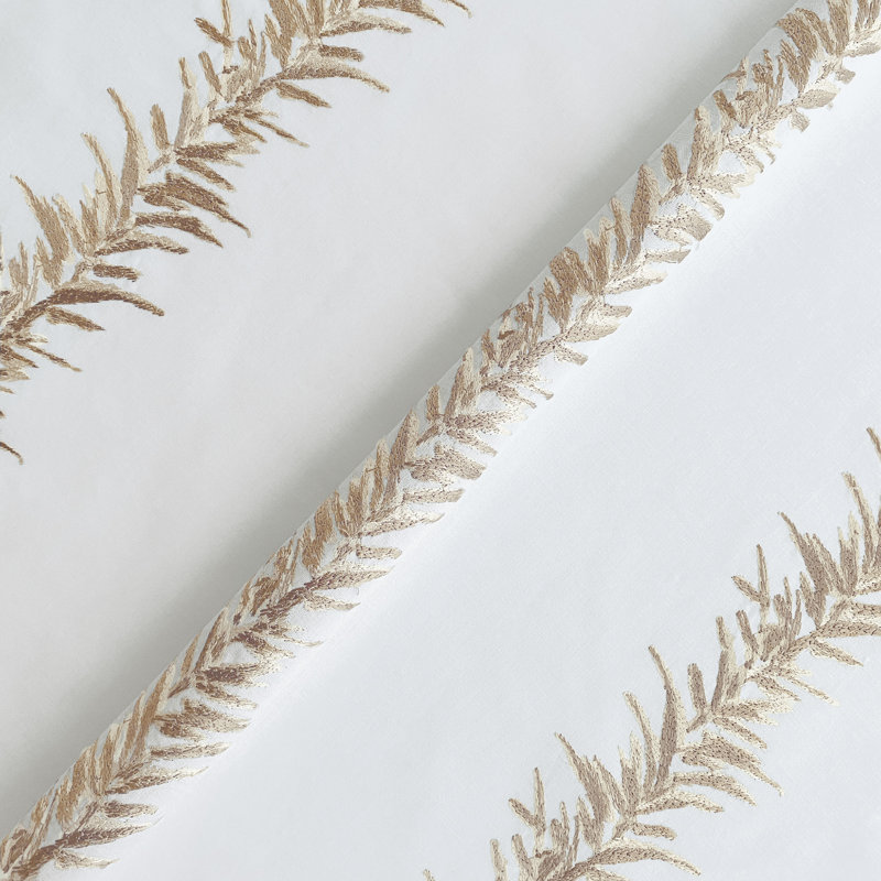 Mélange de coton taupe Casa Guava Pampas