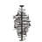 Chloe 9 - Light Dimmable Tiered Chandelier