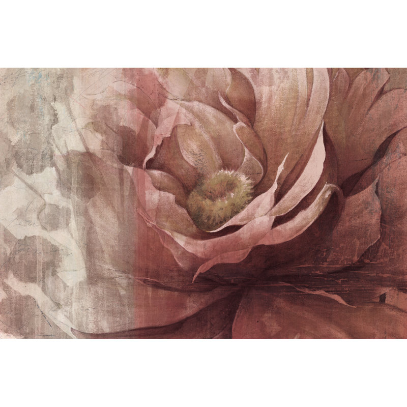 Big Floral Texture - Wrapped Canvas Painting, 30cm H x 46cm W x 3.8cm D
