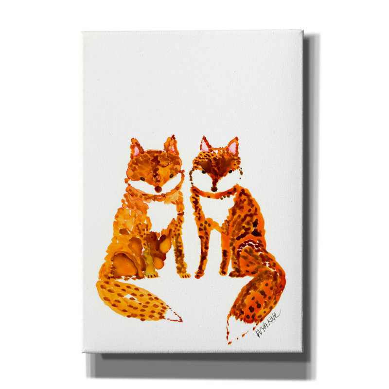 «Two Baby Foxes» par Wyanne