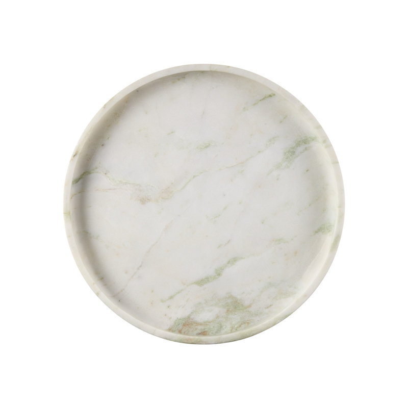 Bilbao Round Marble Decorative Tray