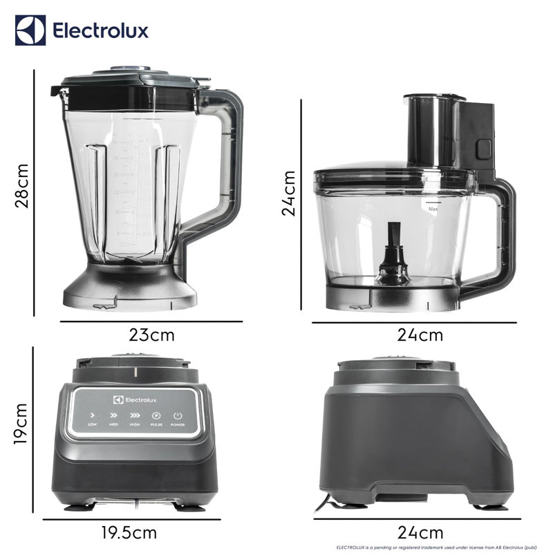 Electrolux 4 Speed 1500ml Blender Food Processor Combo