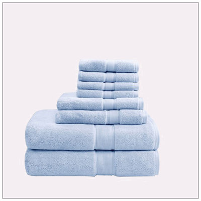 Ensemble de 8 valises pour chambre d'amis 100% coton