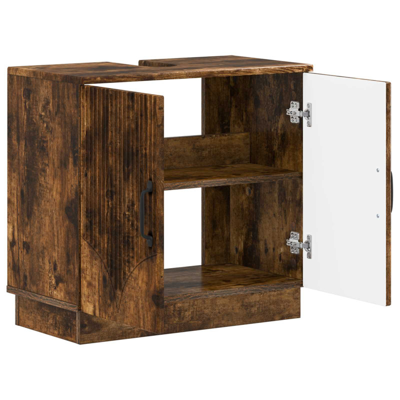 Under Sink Cabinet, Smoked Oak