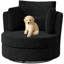 Fauteuil d'appoint pivotant Chenille-2132451905
