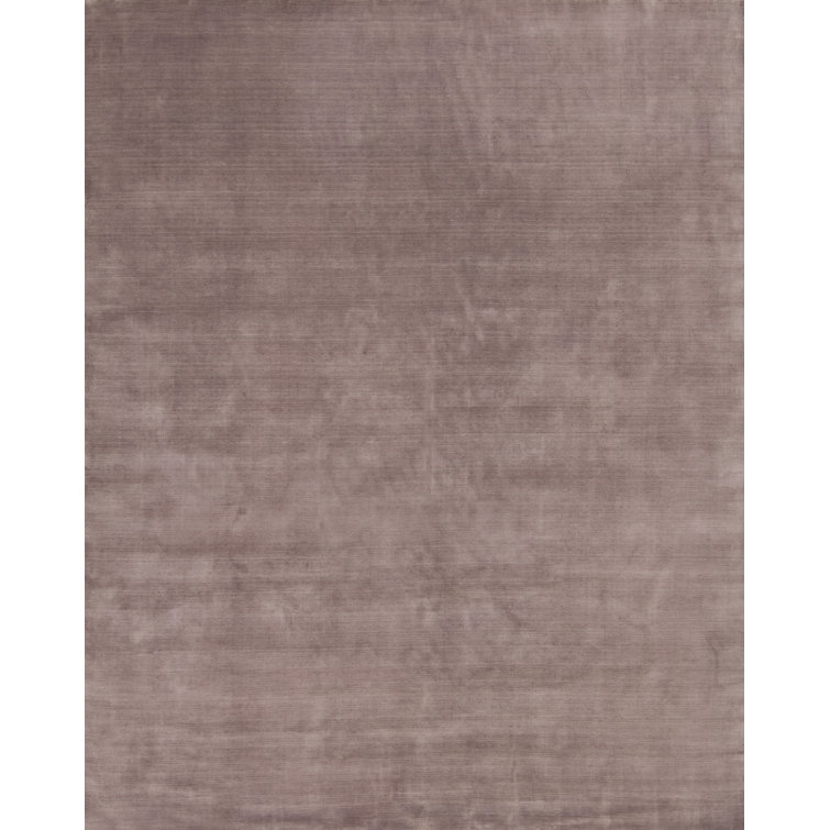 Sincerity Wool Area Rug in Purple