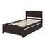 Lit plateforme avec lit gigogne-738194007