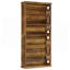 Bibliothèque classique en bois, tablettes élégantes, bibliothèque autoportante robuste