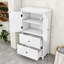 Armoire de salle de bain autoportante en bois avec tiroirs de rangement et tablette réglable Onsted-1023572824-1032833718