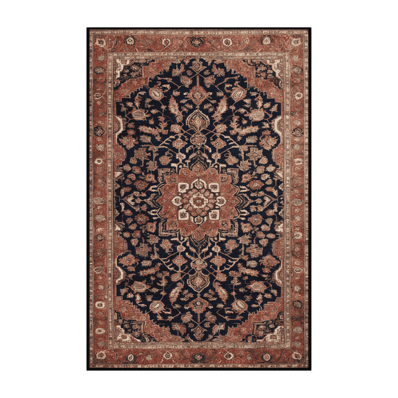 Tapis brun lavable à la machine, Tapis de couloir 2 pi x 4 pi
