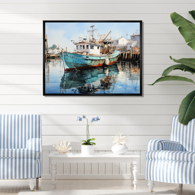 Port Harbor Reflections xiv sur toile