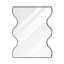 Miroir mural rectangulaire noir 2 x 30 pouces à 2 côtés brillants - Meuble-lavabo à cadre en métal pour salon, chambre à coucher, salle de bain avec salle de bain, pièce