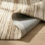 Tapis intérieur / extérieur à motif linéaire beige / brun 8 pi x 11 pi (7 pi 10 po x 10 pi 10 po) Karsoni-913374029
