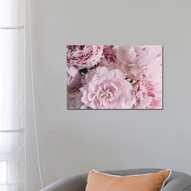 Peonies Top by Chelsea Victoria - Print, 66.04 cm H x 45.72 cm W x 1.91 cm D, No Frame