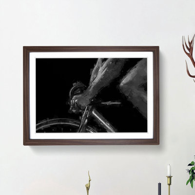 Cycling in Abstract - Picture Frame Graphic Art Print