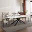 Ensemble de salle à manger rectangulaire avec chaises en tissu 70,8 "à 102,3" Louina-1026946460-1026249016-1026249157