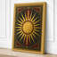 Radiant Sun Art Deco - Wrapped Canvas-311661316-311661321