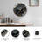 Raven Wall Clock Art Art - 24‘’ Modern Glass Wall Clock