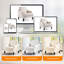  Ensemble de 2 chaises de chambre à coucher en lin 2 pièces-112232042