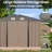 10 ft. W x 10 ft. D Metal Storage Shed-93756411