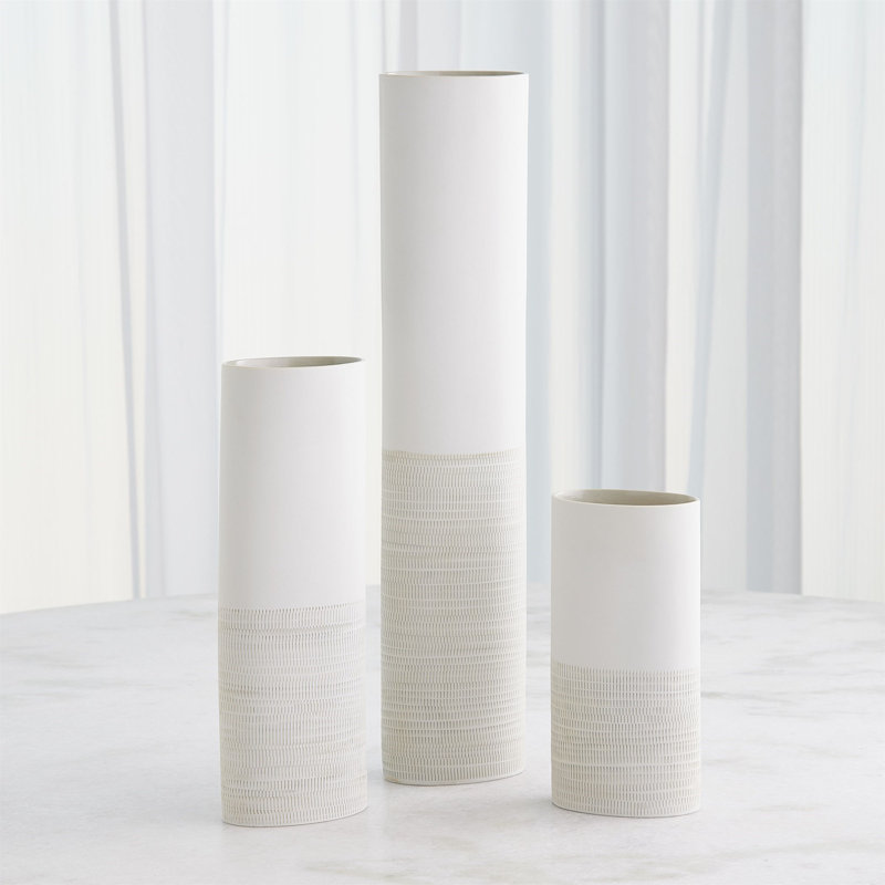 Dash Vase-Grey-Med, 20.75" H x 4.5" W x 2.5" D