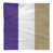 Mauve / blanc / or