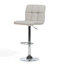 Seamus Swivel Upholstered Adjustable Height Bar Stool-36299345