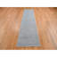 Tapis de couloir gris pur en laine noué à la main 2 pi 7 po x 9 pi 10 po 6D92E3E9E6324FCDA49C8A6DB31A116E