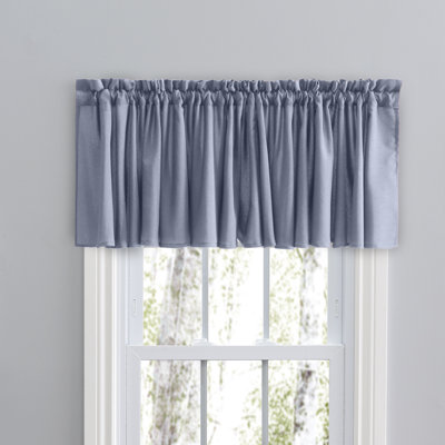 Lakeland Classic Tailored 84" Window Valance Light Filtering in Bold Colors