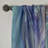 Marbled Colours in Shades of Turquoise and Purple - Modern Velvet Curtain - 1 panel-1251127648