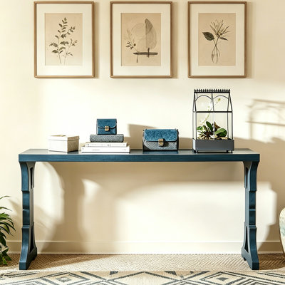 Console en bois massif American Light Luxury