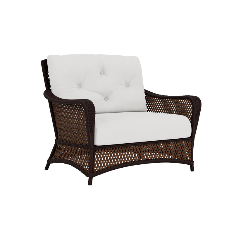 Grand Traverse Outdoor Lounge Chair, Caramel, Eberly II Spring