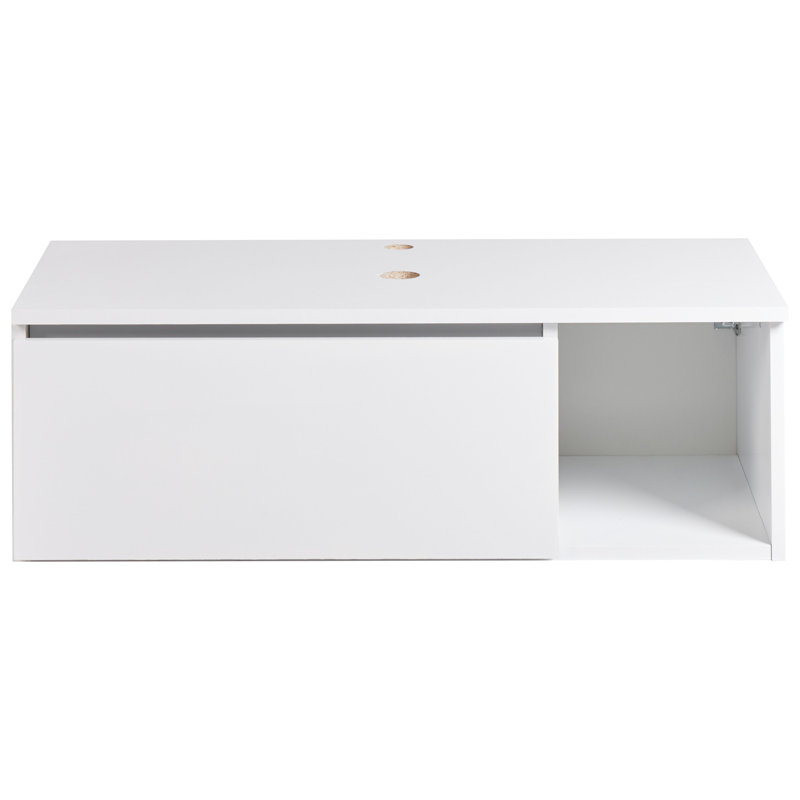 Wall Mounted Washbasin Cabinet RUPANCO 80 cm, White