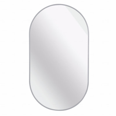 Metal Oval Mirror