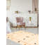 Tapis crème Kashkuli Gabbeh 3 pi 6 po x 6 pi 2 po