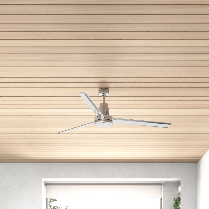 54'' Ceiling Fan, Brushed Polished Nickel