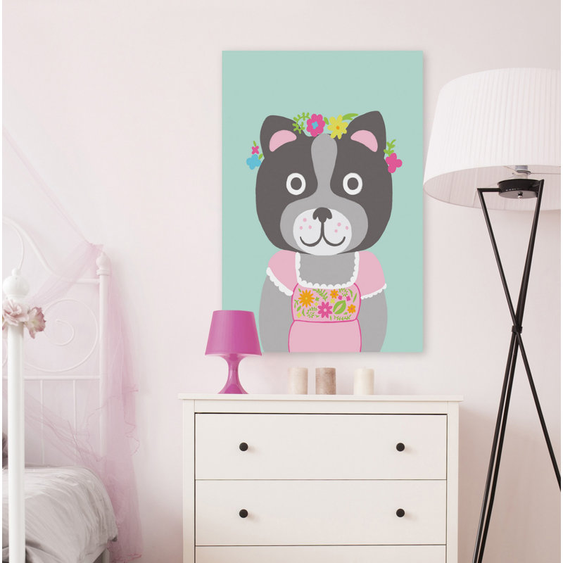 Palmquist «Fancy Animals III», reproduction sur toile tendue, H 30 po x l 20 po x P 1,5 po