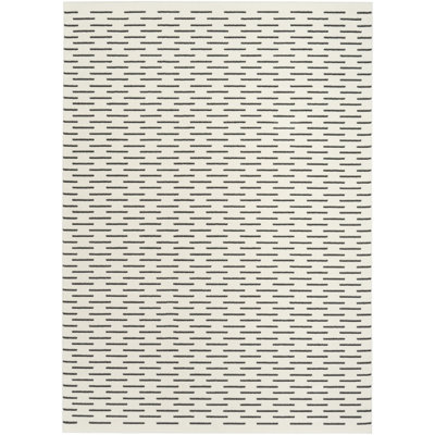 Tapis scandinave noir ivoire Ebern Designs Reimann