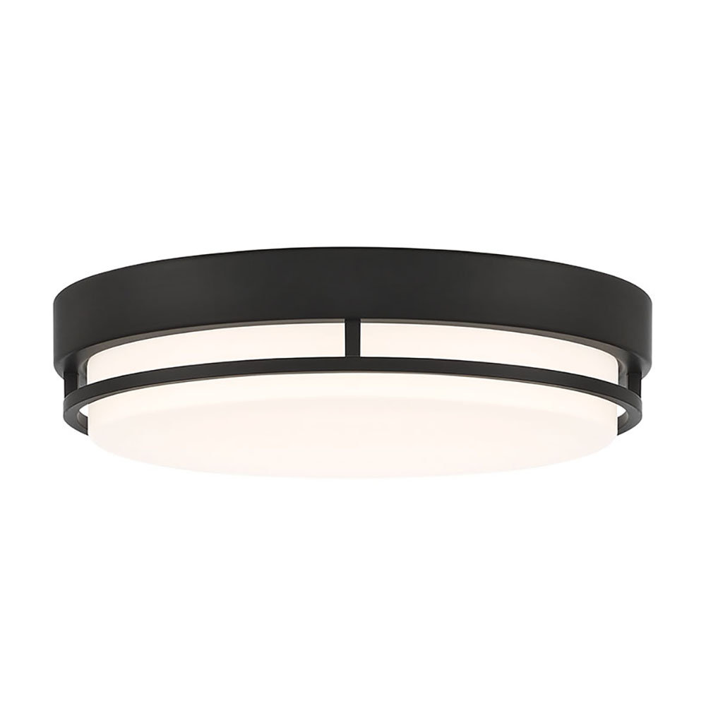 Laurella Acrylic LED Flush Mount Ebern Designs Fixture