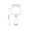 Coil Glass Table Lamp