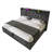 Upholstered Bed, 360 Surround LED Function, Buttons/Apps/Remote Control, Hydraulic Storage Bed With USB Type-C Charging-1666764955-1666764954
