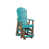 Aruba Blue Top/Antique Mahogany Base
