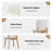 3 - Piece Pedestal Dining Set-2033359992-2033359995