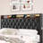 Upholstered Floating Bed With LED Lights, Charging Port-1090953922-1093848367