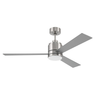 Ventilateur de plafond 52 po avec lumières DEL et commande murale Craftmade McCoy
