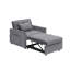 Fauteuil convertible 3-en-1 avec dossier réglable et conception peu encombrante